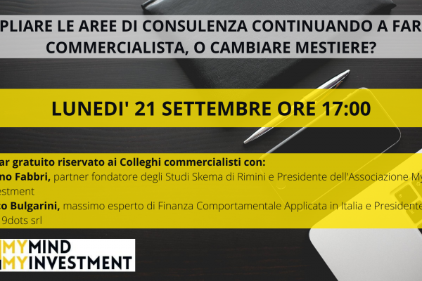 Webinar per commercialisti -My Mind My Investment