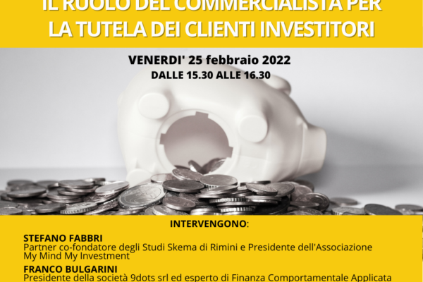 Il ruolo del commercialista per la tutela dei clienti investitori