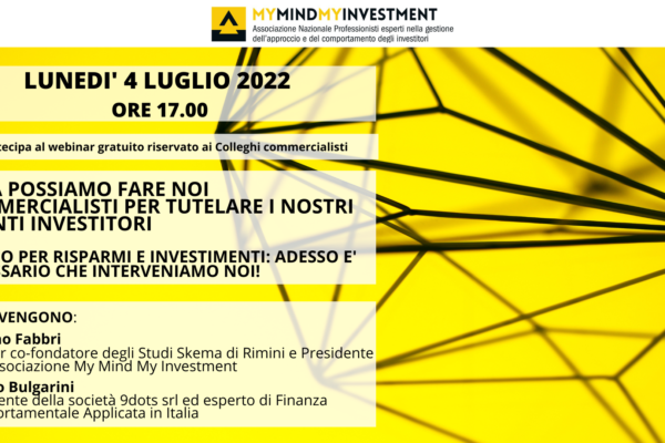 cosa possiamo fare noi commercialisti per tutelare i nostri clienti investitori